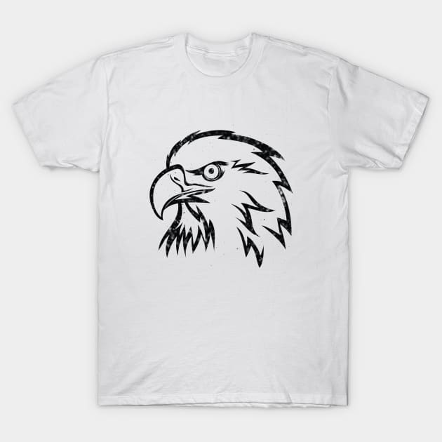 Eagle Face T-Shirt by martinussumbaji